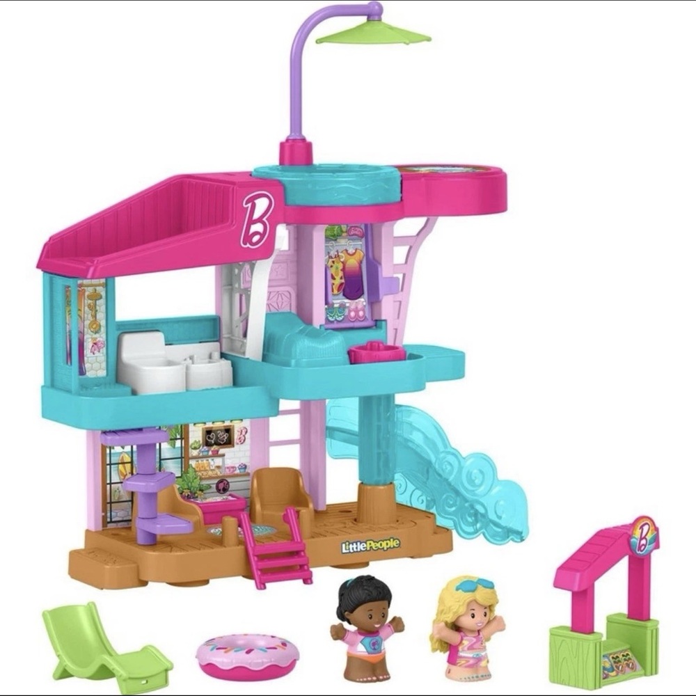 Barbie Little People Beach House Playset